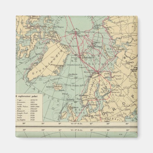 3 Polare Landungen Magnet (Vorne)