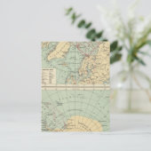 3 Polare Landungen Postkarte (Stehend Vorderseite)