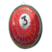 3 Pool Ball Muster gemalt Dartscheibe (Vorderseite rechts)