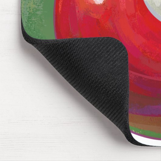 3 Pool Ball Muster gemalt Mousepad (Ecke)