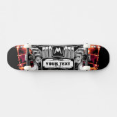 ~3 Pop ART~ SKATE DECK, KÜMMERN SIE! Skateboard (Horizontal)
