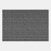 3 Pop Halloween Gothic Collage Ephemera Sheets Geschenkpapier Set (Vorderseite 3)