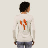 3 Poppies Tunic Tri-Blend Shirt (Voller Rückseite)