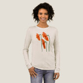 3 Poppies Tunic Tri-Blend Shirt (Volle Vorderseite)