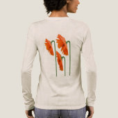3 Poppies Tunic Tri-Blend Shirt (Rückseite)