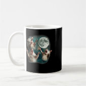 3 Possum Moon _ 3 Opossum Funny Weird Curry Kaffeetasse (Links)