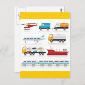 3 POSTKARTE (Vorne/Hinten)