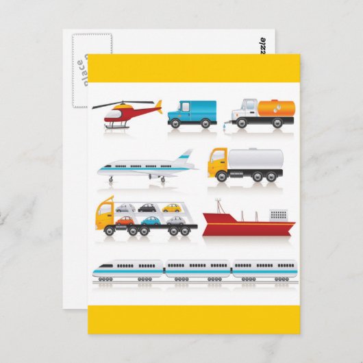 3 POSTKARTE (Vorne/Hinten)