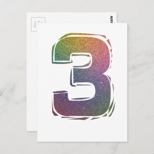 3 POSTKARTE (Vorne/Hinten)