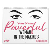 3 Powerful Woman in The Making Motivation Goals Kalender (Titelbild)