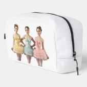 3 preciosas bailarinas con colores suaves waschbeutel (Rechte Ecke)