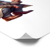 3 Private Ermittler, die nach Hinweisen suchen Poster (Ecke)