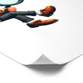 3 Private Ermittler, die nach Hinweisen suchen Poster (Ecke)