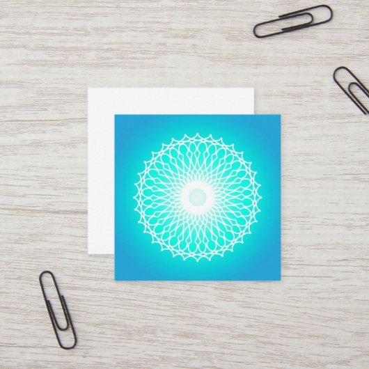 3 QUADRATISCHE VISITENKARTE (Vorderseite/Rückseite Beispiel)