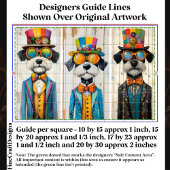 3 Quirky Steampunk Schnauzer Hunde DDE5 Decoupage Seidenpapier