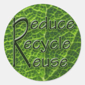 3 R RUNDER AUFKLEBER (Vorderseite)