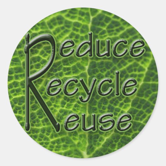 3 R RUNDER AUFKLEBER (Vorderseite)