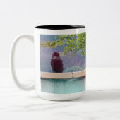 3 Raben Zweifarbige Tasse (Links)