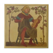 #3 Repro Copeland Medieval Minstrels Music Theme Fliese (Vorderseite)