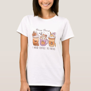 3 Retro Halloween Kaffee, Hocus pocus Frappuccino T-Shirt