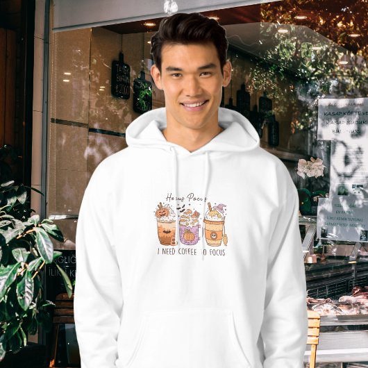 3 Retro Halloween Kaffee, Hocus pocus Frapuccino Hoodie