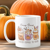 3 Retro Halloween Kaffee, Hocus pocus Frapuccino Kaffeetasse