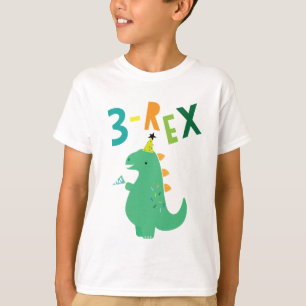 3-Rex-Dinosaur-Shirt T-Shirt
