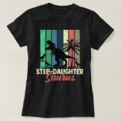 3 Rex Step-Tochter Saurus Dinosaur Step-Töchter T-Shirt (Design vorne)