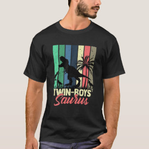 3 Rex Zwillings-Jungen Saurus Familie Dinosaurier T-Shirt