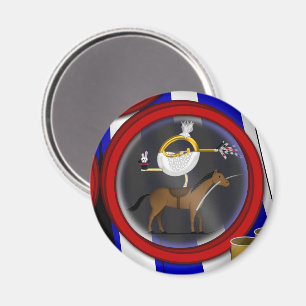 3 Ring Circus - Acrobat - Magnet