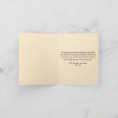 3 Ring Circus Baby Dusche Dankeskarte (Innenseite)