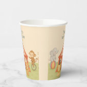 3 Ring Circus Baby Shower Pappbecher (Links)