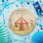 3 Ring Circus Baby Shower Pappteller (Party)