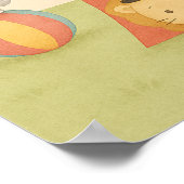 3 Ring Circus Baby Shower Willkommensschild Poster (Ecke)