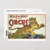 3 Ring Circus - ca. 1930 Postkarte (Vorne/Hinten)