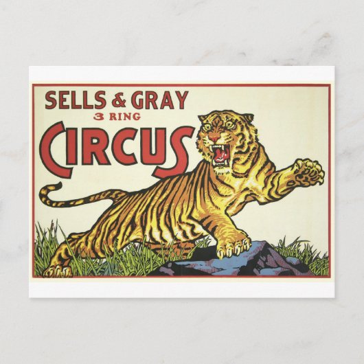 3 Ring Circus - circa 1930 Postkarte (Vorderseite)