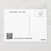 3 Ring Circus - etwa 1930 Not leidend Postkarte (Rückseite)