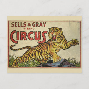 3 Ring Circus - etwa 1930 Not leidend Postkarte