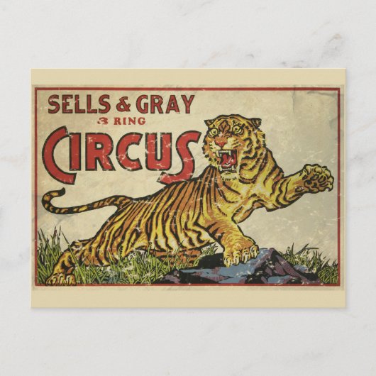 3 Ring Circus - etwa 1930 Not leidend Postkarte (Vorderseite)