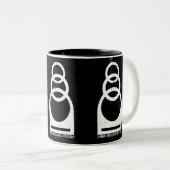 3-Ring-Entriegelungssystem beeinträchtigt Zweifarbige Tasse (VorderseiteRechts)