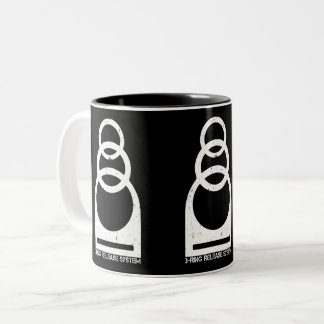 3-Ring-Entriegelungssystem beeinträchtigt Zweifarbige Tasse