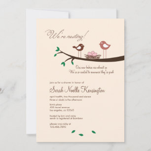 3 Rosa Eier Triplet Mädchen Kinderdusche Einladung