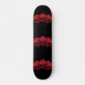 3 Roter Schädel Skateboard (Vorne)