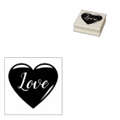 3 Rotes Herz, Liebe, Herz, Gummistempel (Stempel)