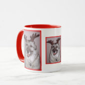 3 Rotwild-Savannen Tasse (Vorderseite Links)