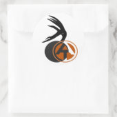 3" Round "About Tine" Logo Decke Runder Aufkleber (Tasche)