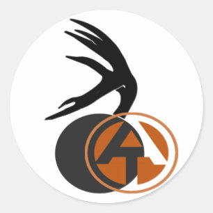 3" Round "About Tine" Logo Decke Runder Aufkleber