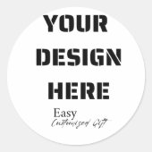 3" Rundaufkleber Runder Aufkleber (Vorderseite)