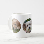 3 RUNDE Fotos machen Ihre eigene Tasse New Pet Cat (Vorderseite Links)