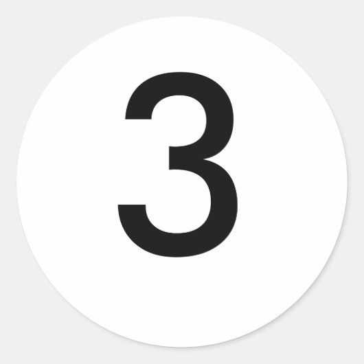 3 RUNDER AUFKLEBER (Vorderseite)
